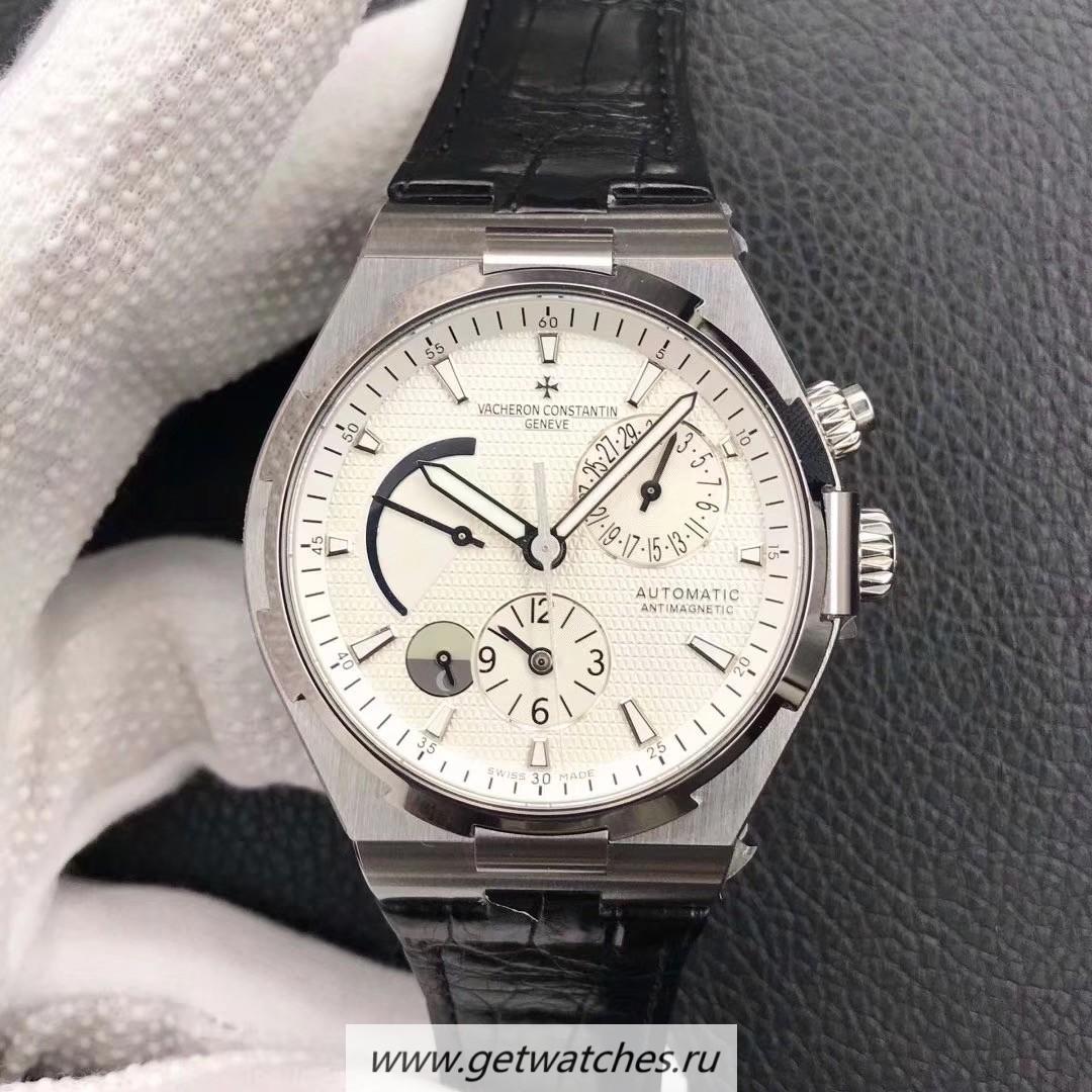 Replica Vacheron C0nstan1n Overseas Dual Time 47450 TWAF SS White Dial 1222 SC