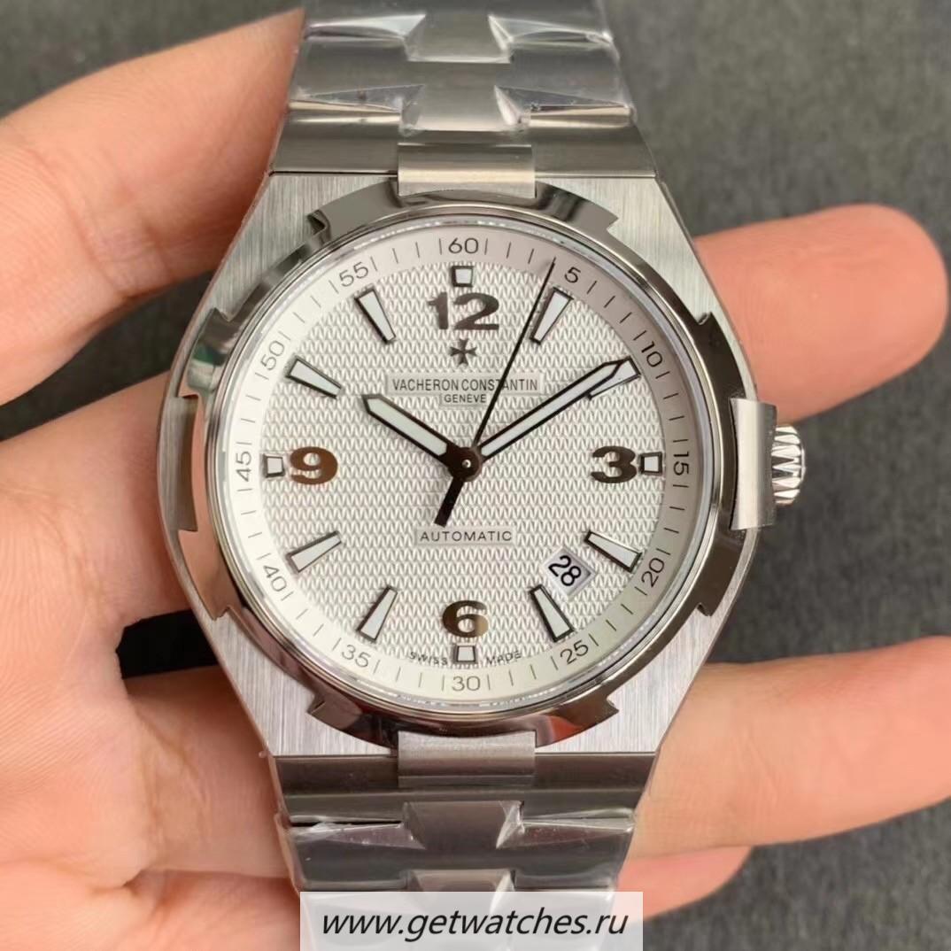 Perfect Replica Vacheron C0nstan1n Overseas MKSF SS White Dial M9015
