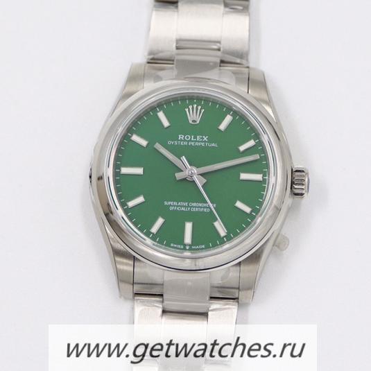 Fake R01ex Oyster Perpetual 31 277200 EWF SS Green Dial Miyota 6T15