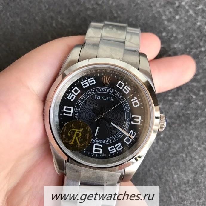 High Quality R01ex Oyster Perpetual 39 TRF SS Black Dial 2836