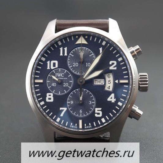 Perfect Replica IWC Pilot IW377706 Le Petit Prince SS Blu Dial 7750