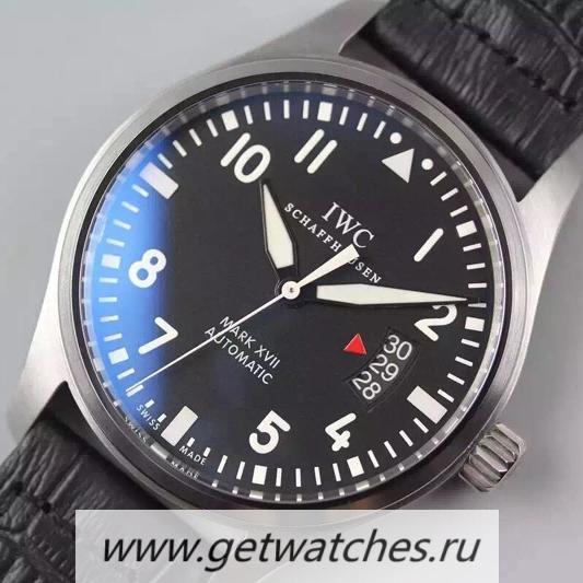 NEW Replica IWC Pilot Mark XVII Fliegeruhr IW326501 SS Black Dial 2892
