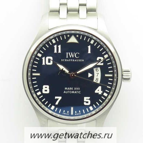 Perfect Replica IWC Pilot Mark XVII Le Petit Prince IW327014 MKF SS Blue Dial 2892
