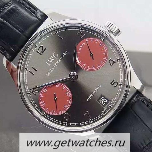 High Quality IWC Portuguese IW500126 Power Reserve SS Rhodium Dial 52010