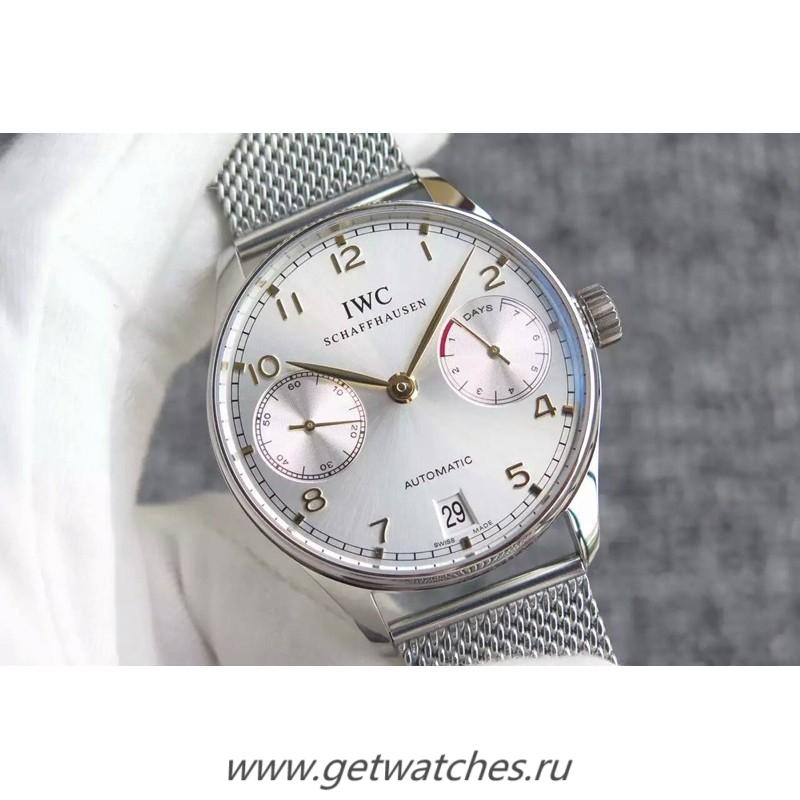 Shop IWC Portuguese IW5007 YLF V3 SS Silver Dial 52010
