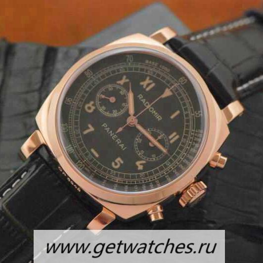 Best Price Pa*e*a1 Radiomir California 1940 PAM 519 Rose Gold Black Dial Lemania