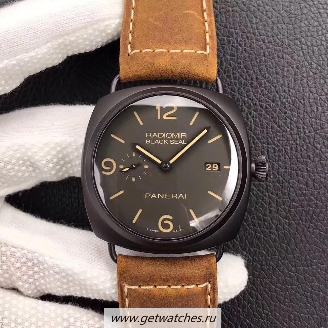 Fake Pa*e*a1 Luminor Submersible 1950 Bronzo PAM968 VSF V2 Bronze Brown Dial P9010 (Free Strap)