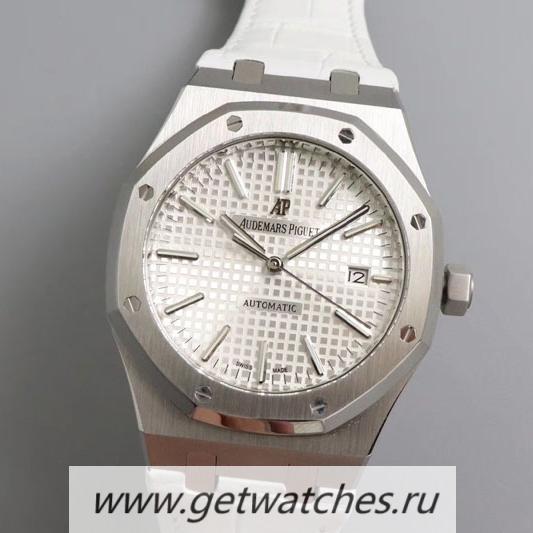 High Quality Audemars P1g*et Royal Oak 15400 OMF SS Silver Dial 3120
