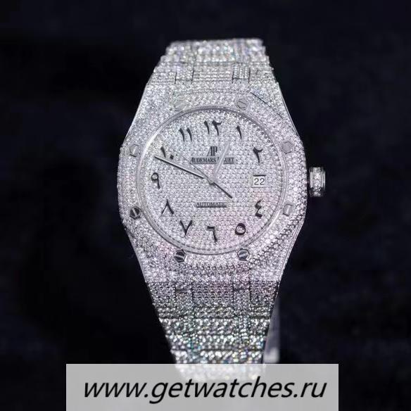 Copy Audemars P1g*et Royal Oak 15400 TZF SS & D1am0nd Arabic Dial 3120