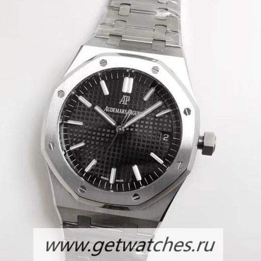 Perfect Replica Audemars Royal Oak 15500 OMF V2 SS Black Dial 4302
