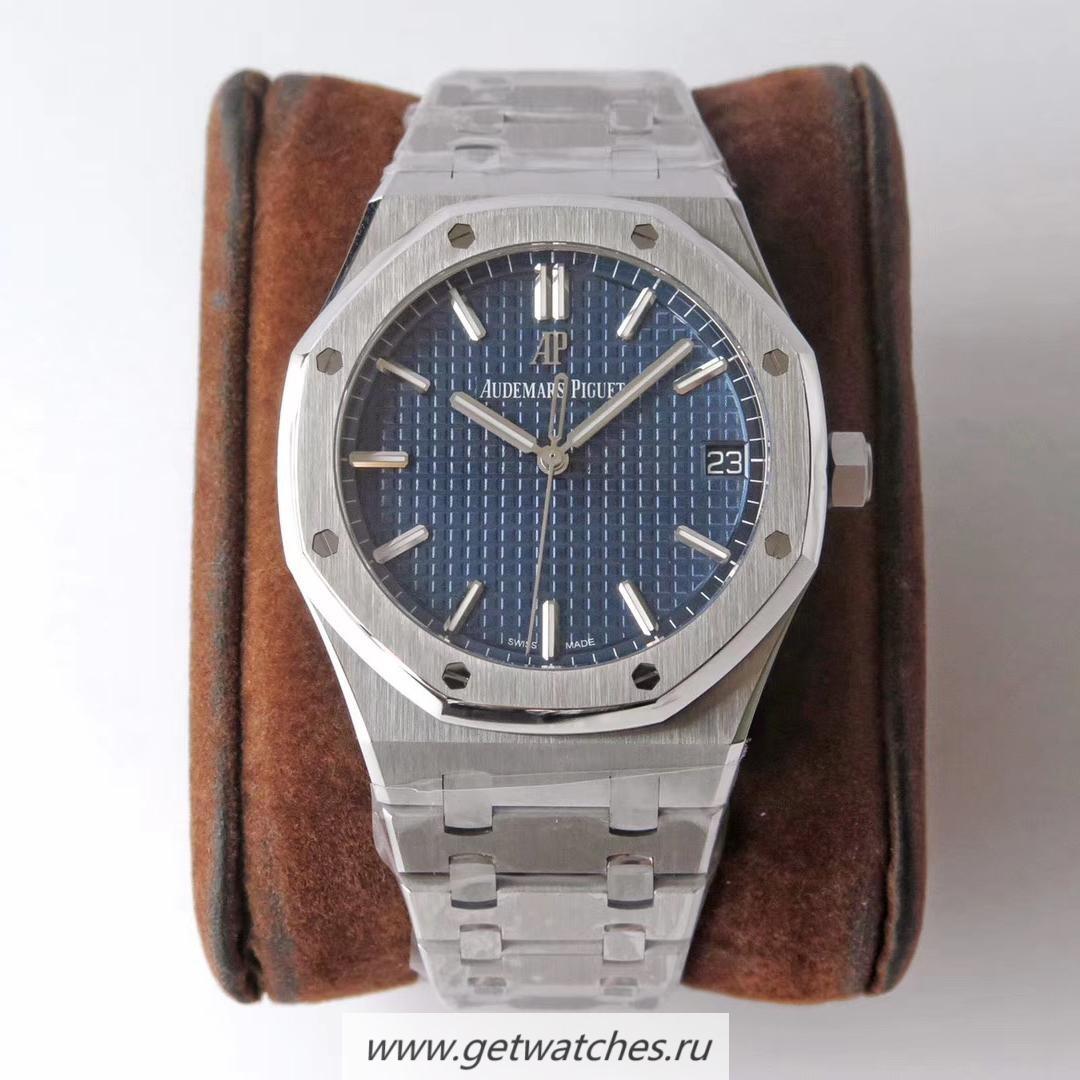 Best Price Audemars P1g*et Royal Oak 15500 ZF SS Blue Dial 4302