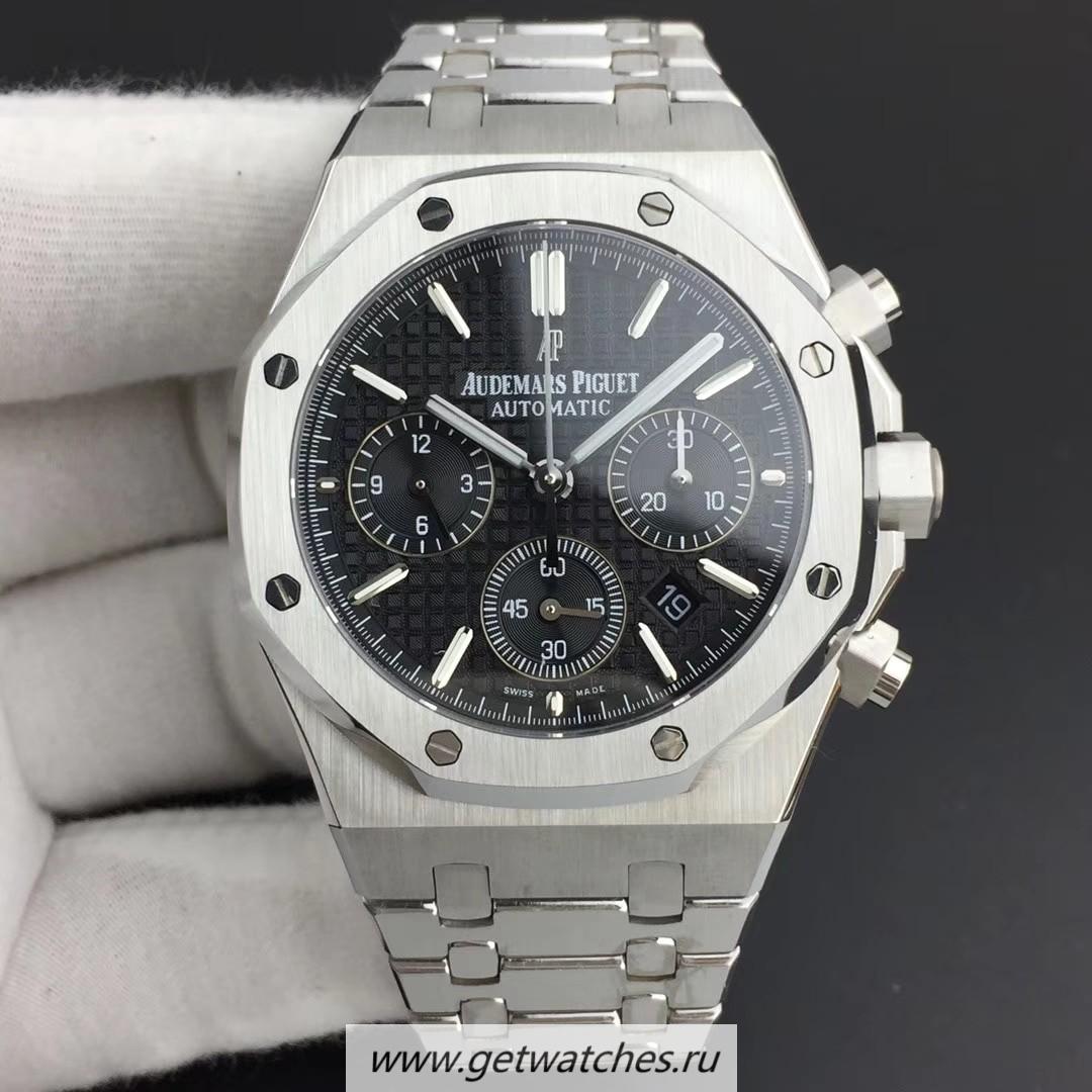 Replica Audemars P1g*et Royal Oak Chrono 26331 BF SS Black Dial 7750