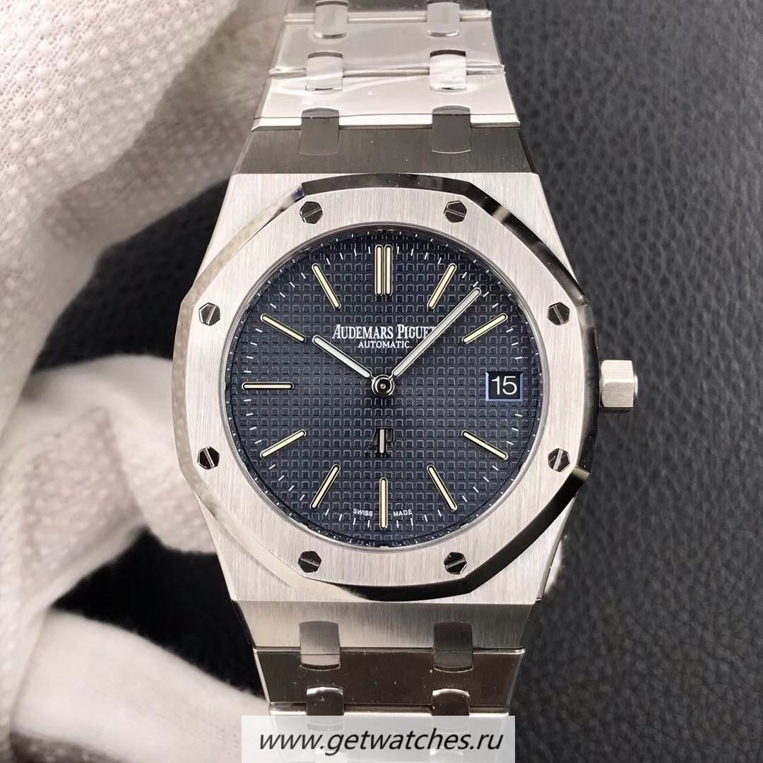 Copy Audemars P1g*et Royal Oak Jumbo Extra Thin 39mm 15202 XF V3 SS Blue Dial 2121