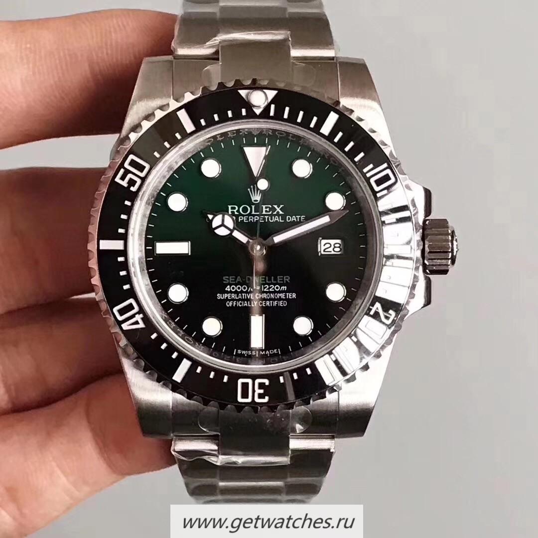 Replica R01ex Sea-Dweller 126600 50TH Anniversary 2018 VRF SS Green Dial 2836