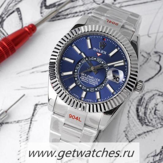 Best Price R01ex Sky-Dweller 326934 AIF SS 904L Blue Dial 9001