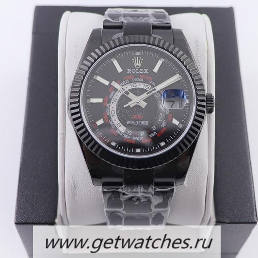 Copy R01ex Sky-Dweller DIW WWF PVD Black Dial 9001