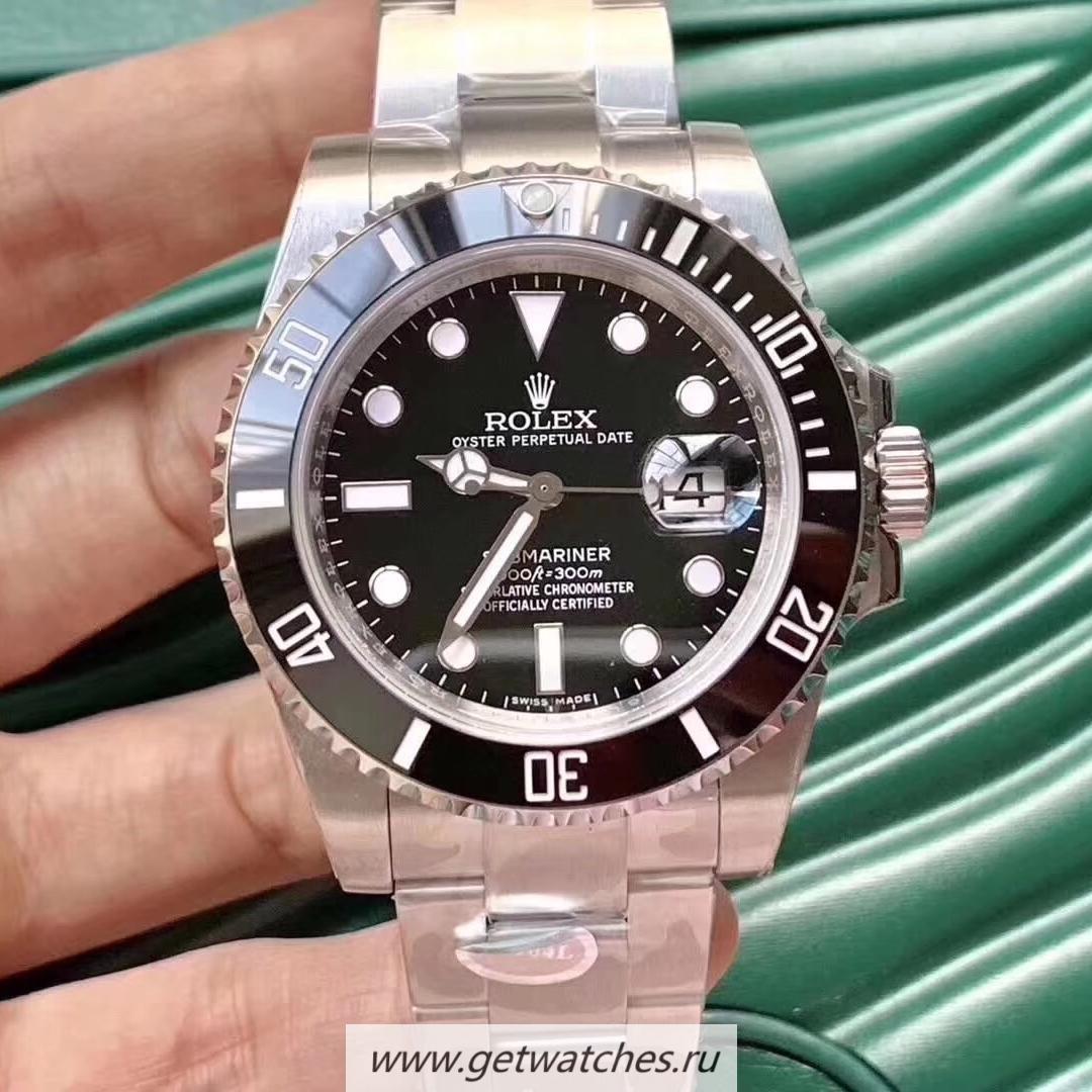 Fake R01ex Submariner Date 116610 LN Noob Factory V8 SS Black Dial 2836