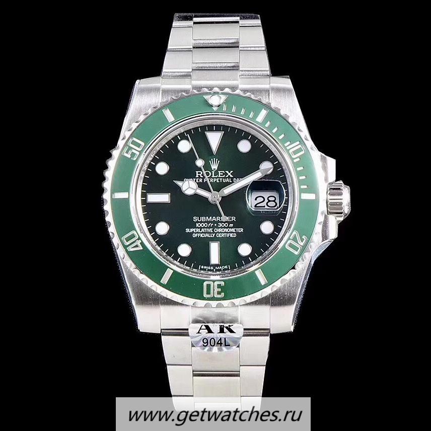 NEW Replica R01ex Submariner Date 116610 LV ARF V4 SS 904L Green Dial 2824