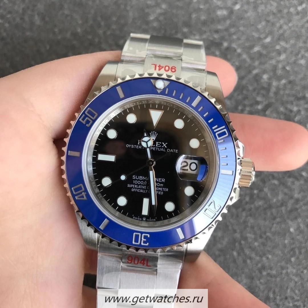 Best Price R01ex Submariner Date 126610 LN ROF SS 904L Black Dial Blue Ceramic Bezel 2824