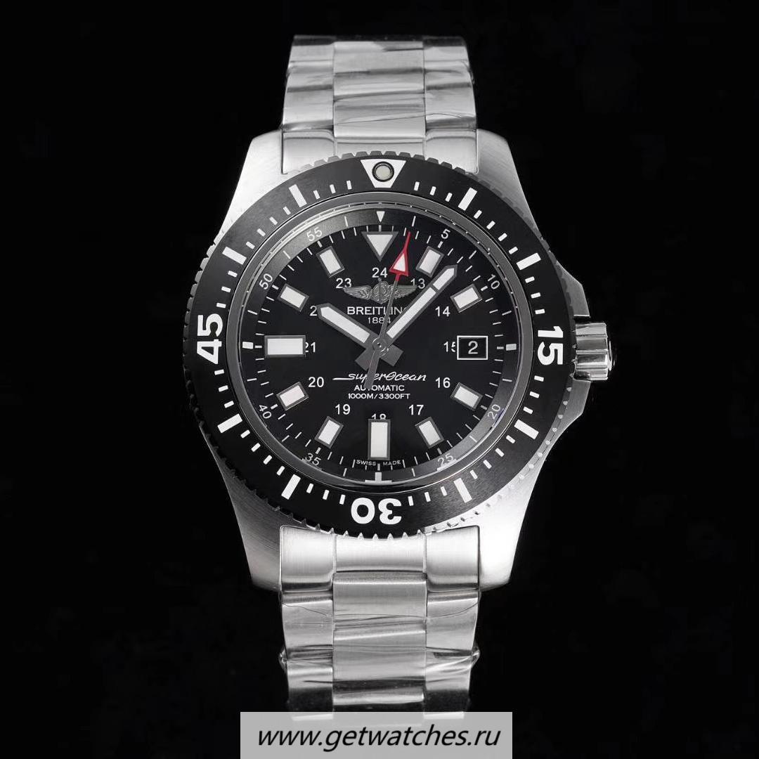 NEW Replica Breitling S*perocean 44 Special TF SS Black Dial 2824