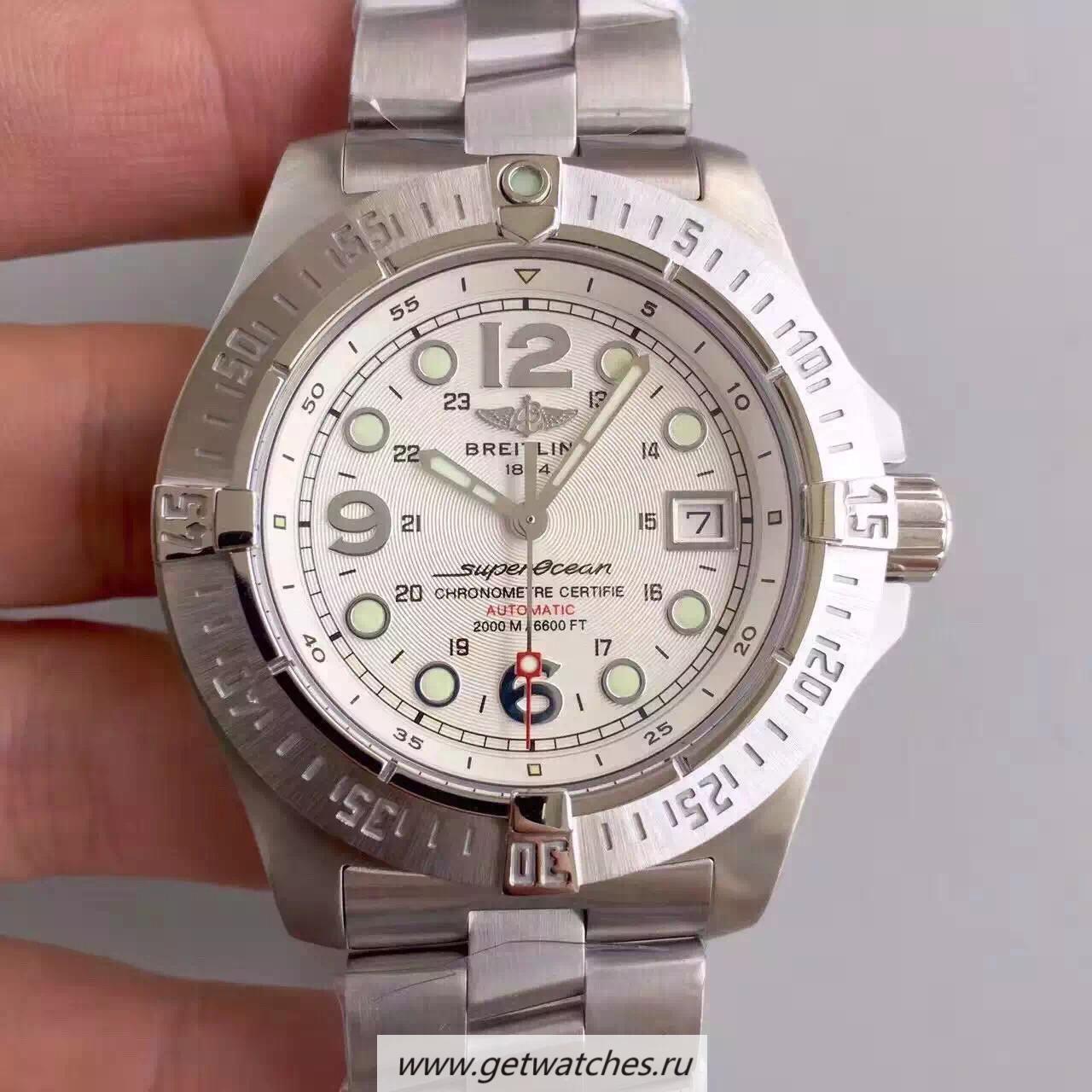 Replica Breitling S*perocean Steelfish A1739010-B772-134A Noob Factory SS White Dial 2836