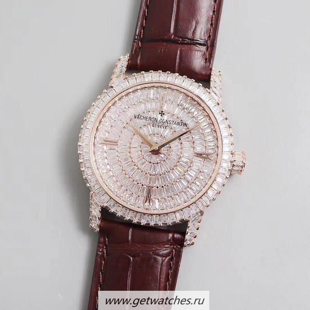 Best Price Vacheron C0nstan1n Traditionnelle DMF Rose Gold & D1am0nd D1am0nd M9015