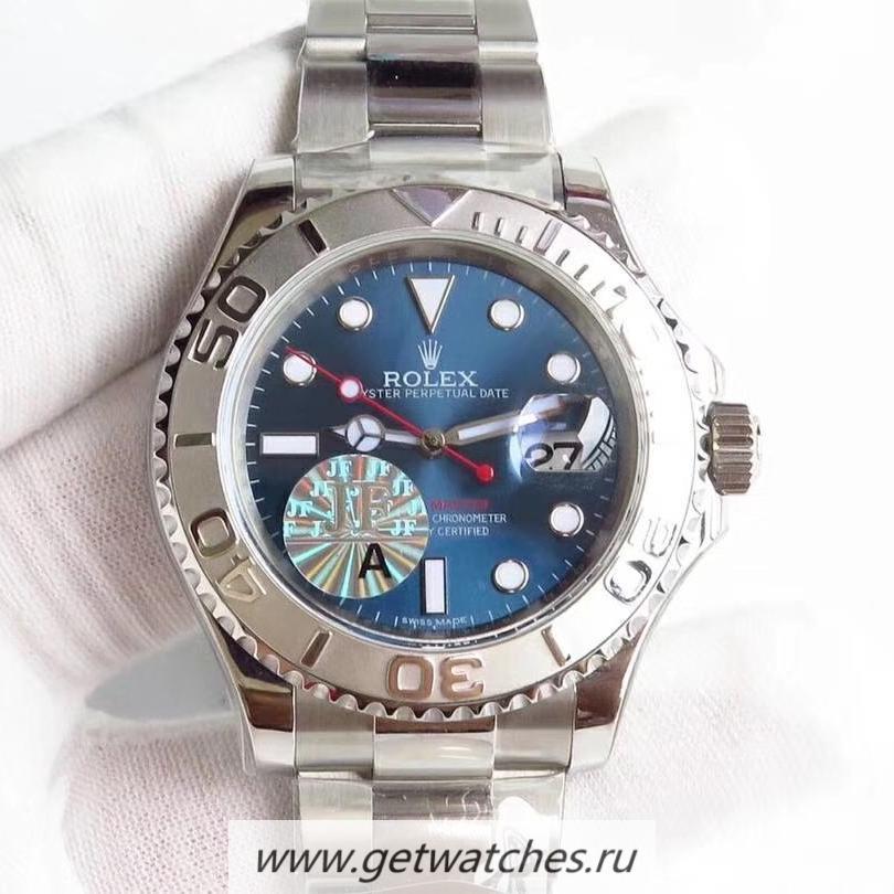 NEW Replica R01ex Yacht-Master 40 116622 JF SS Blue Dial 3135