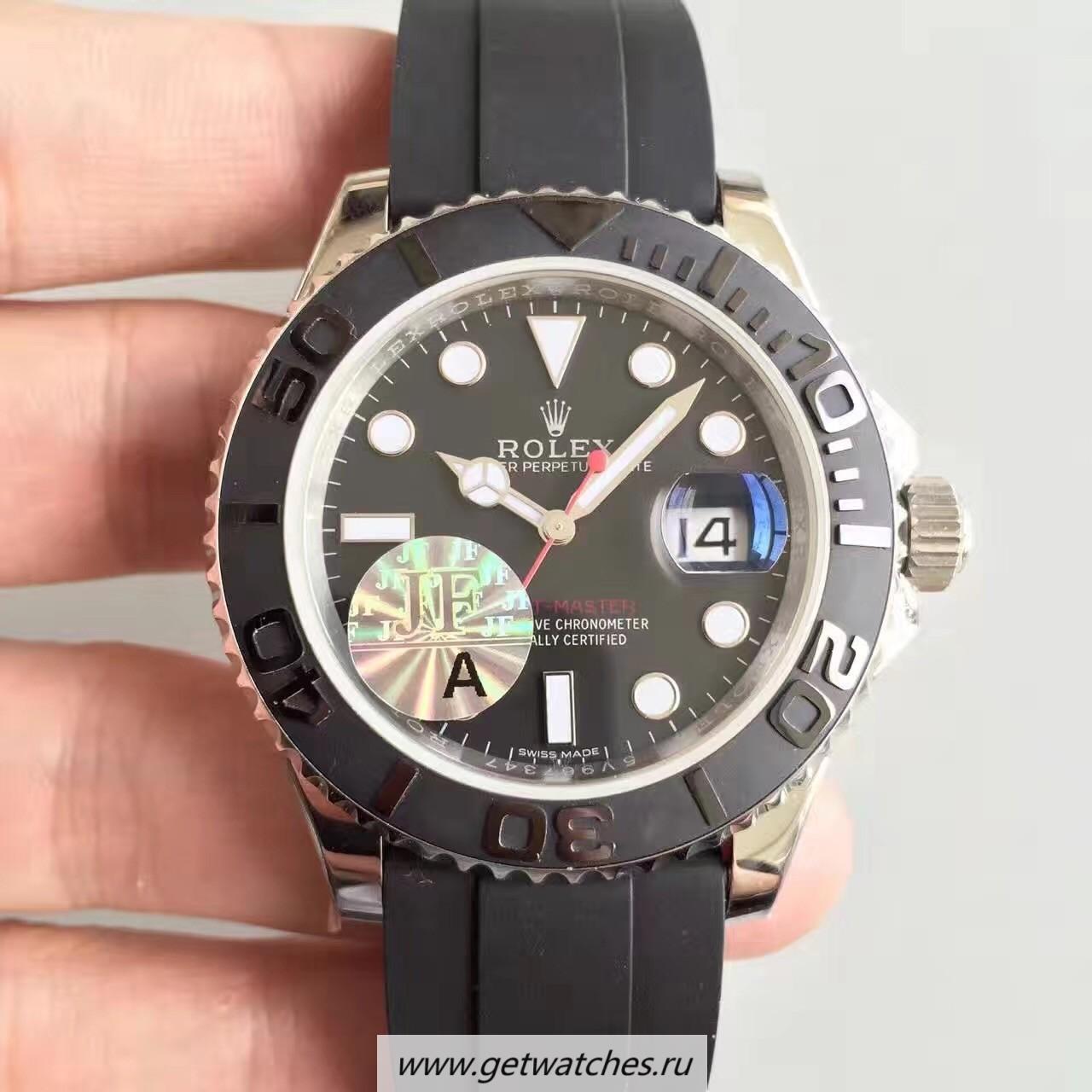 Copy R01ex Yacht-Master 40 116655 2018 JF SS Black Dial 3135